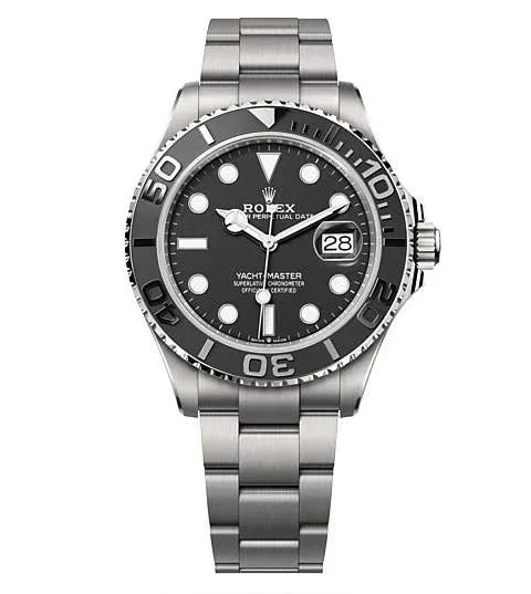 Yacht-Master 42 Black Dial RLX Titanium Men's Watch 226627-0001 Premium Edition